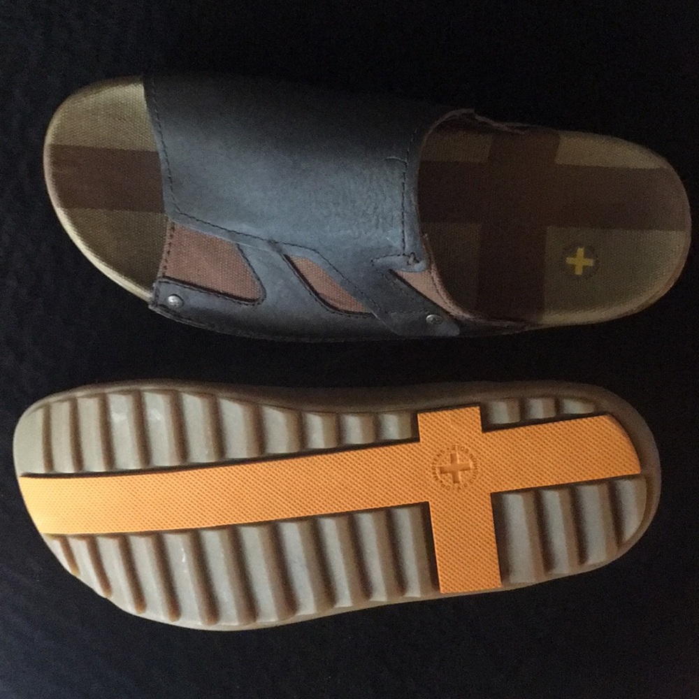 Dr. Martens leather slide sandals, men’s size 9